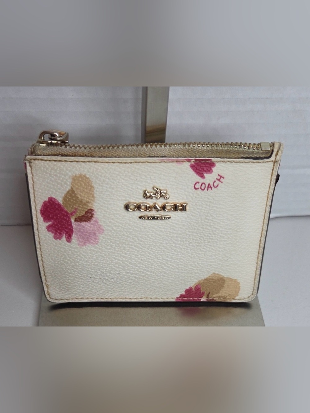 Coach Mini Card Wallet Floral